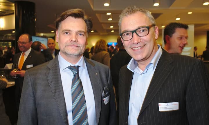 Patrick Mohler, Managing Partner, Mohler Burkhard Partner AG;
Michel Dubler, Leiter Business Development, Winkler Multi Media Events AG