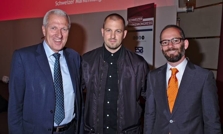 Pierin Vincenz, Vorsitzender der Geschäftsleitung, Raiffeisen Schweiz;
Stress, Musiker;
Stepahn Feige, Geschäftsführer, htp St. Gallen