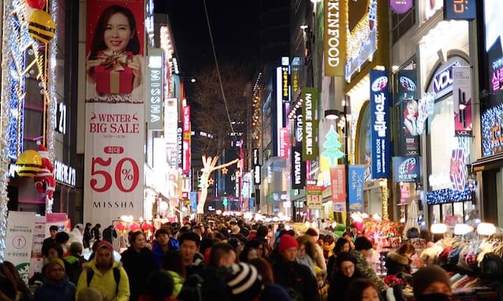 Rang 8 (VJ 9): Myeongdong (Seoul)
8794 Euro pro Quadratmeter und Jahr.
Bild: el_ave/CC/flickr