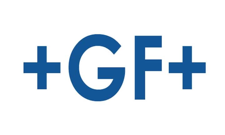 Seit 1890 schmückt das Schaffhauser Industrieunternehmen sein Markenzeichen mit zwei «+». Das Symbol stellt kein Plus, sondern ein Röhrenverbindungsstück dar. Dieses auch Fitting genannte Produkt zählt bis heute zu den wichtigsten des Konzerns.