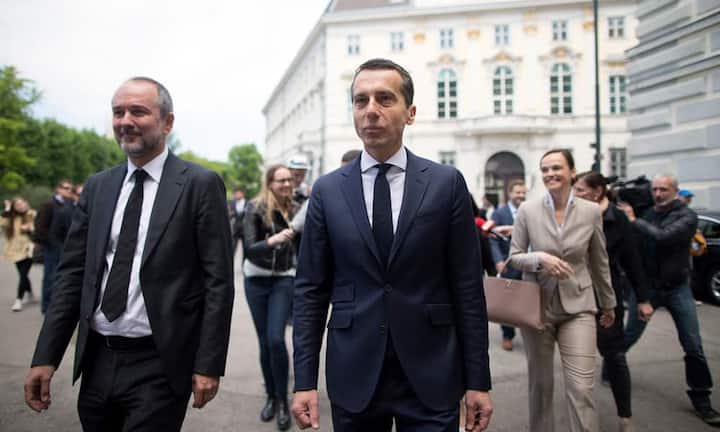 …Österreichs neuer Bundeskanzler Christian Kern…
