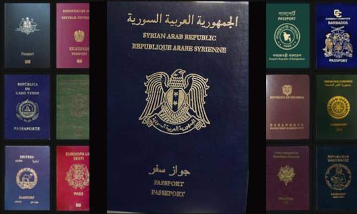 Syrien liegt wenige Plätze vor Afghanistan - auf Rang 100. Besitzer dieses Passes können in 32 Länder reisen.