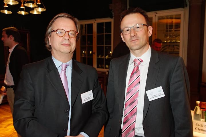 Richard Bissonet, President, INSEAD Alumni Association Switzerland; Alexander Wyss, Baker & McKenzie Zurich.