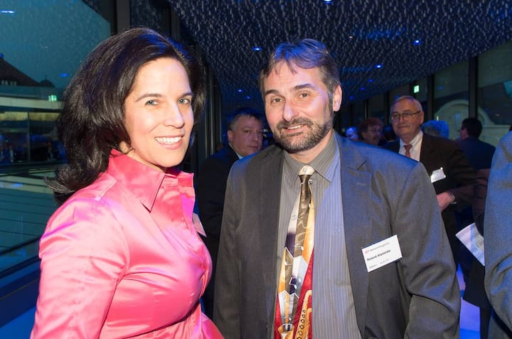 Liliane Mollet, Geschäftsführerin, insecor security consulting; Roland Abplanalp, Informatikprojektleiter, Diamont Consult