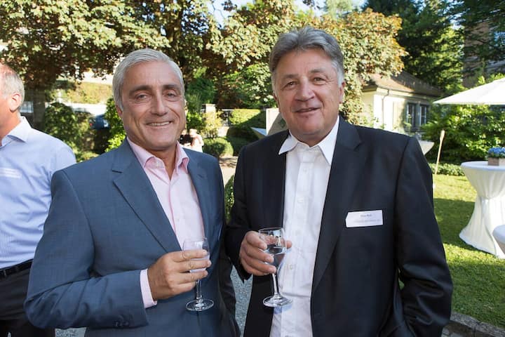 Ronald Sauser, VR-Delegierter & Vorsitzender, Leonardo & Co.; Hans Roth, VR, LGT Bank (Schweiz) AG