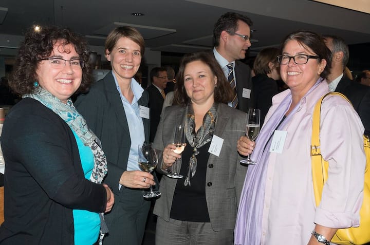 Esther Baur Reinecke, Swiss Re; Valerie Nad, Swiss Reinsurance Company; Monika Biehle, biehle gmbh; Regina Pfister, F. Hoffmann - La Roche Ltd.