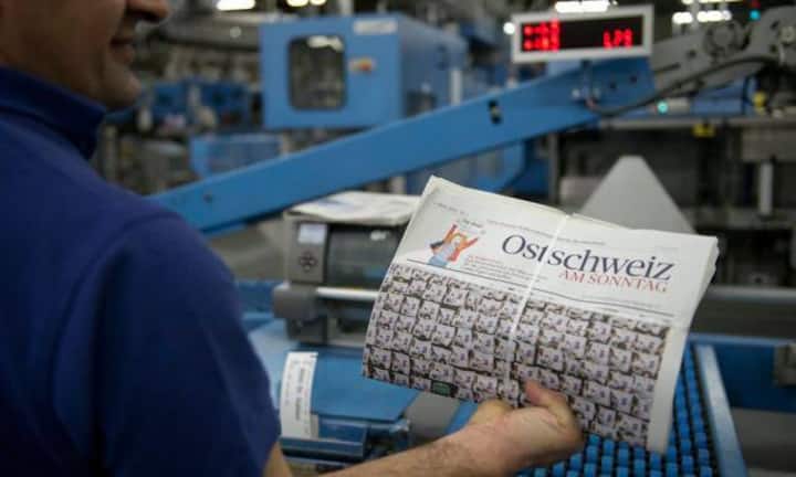 Die Ostschweiz am Sonntag erscheint nur noch im Internet. Die Presto Presse-Vertriebs AG wird deshalb zwischen 150 bis 200 Zeitungsverträgern kündigen.