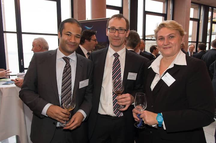 Tarik Elamri, Interholco AG; Armin Lustenberger, AON (Schweiiz) AG; Beatrix Kollmann, Wilhelm Kaderselektion