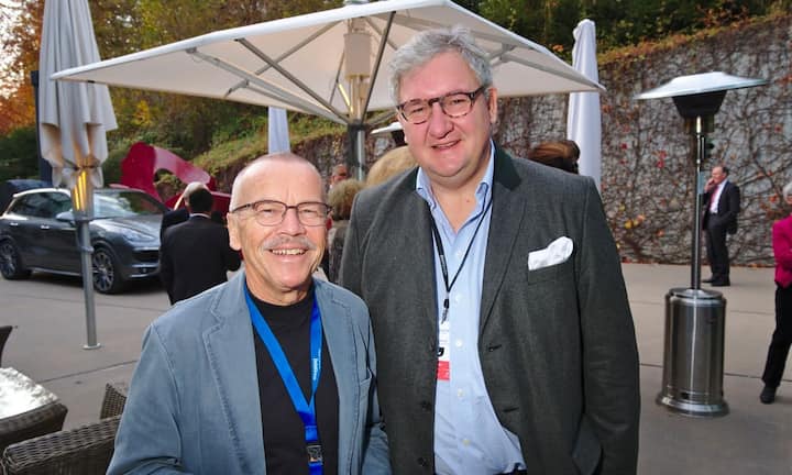 Peter Brader, Architekt, Atelier a2b;
Richard Hauser, Gründer & Geschäftsführer, Kitzbühel Country-Club GmbH