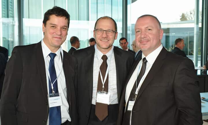 Jacques Mauron, Directeur Distribution Energie, groupe e;
Philippe Durr, Directeur, Romande Energie Commerce SA;
Laurent Cherbut, Responsable Grands comptes, Services Industriels de Genève