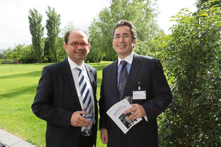 Helmut Braun, Dieter Kissel Stiftung; Ricardo Morote, Generalkonsul von Peru in Zürich