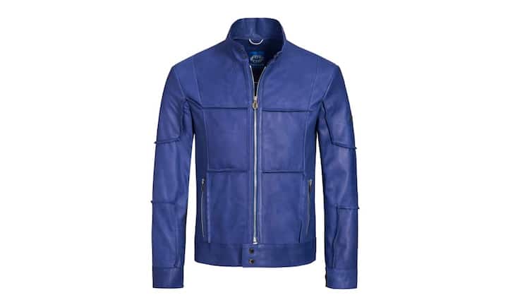 Königlich: Live & Love (Mann) Die besondere Aussennahtverarbeitung dieser königsblauen Jacke aus Lammnappa ist ein garantierter Blickfang. Preis 2300 Franken