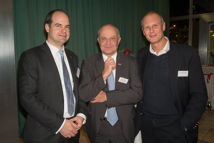 Beat Stöckli, Notenstein Privatbank AG; Martin Naville, AMCHAM; Christian De Prati
