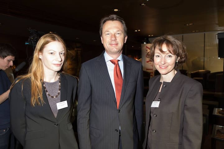 Carole Hofmann, Young Female Entrepreneurs & Executives; Dirk Schütz, Chefredaktor BILANZ; Patrizia Pesenti, Ringier AG