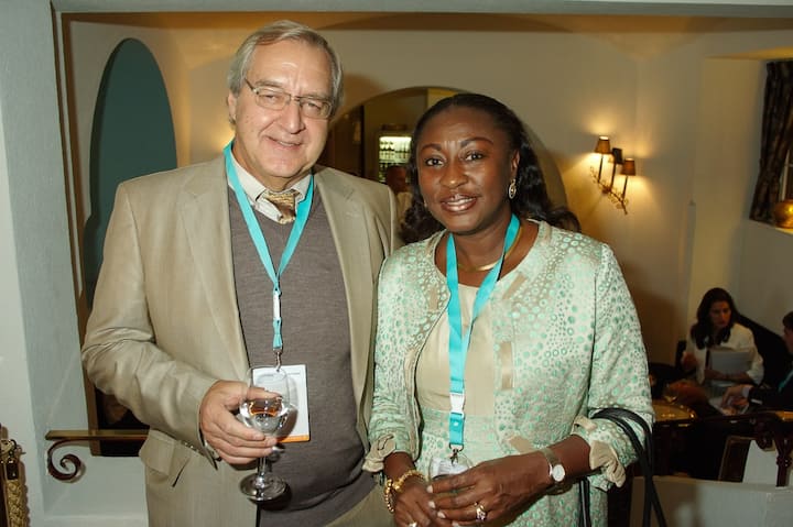 Paul De Petter, Africa Manager, Barry Callebaut; Patricia Poku Diaby, CEO, Plot Enterprise Ghana Ltd.