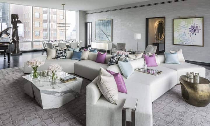 Bewohner können mitunter aus dem Schlafzimmer auf Manhattan blicken...Marco Ricca/Extell Development