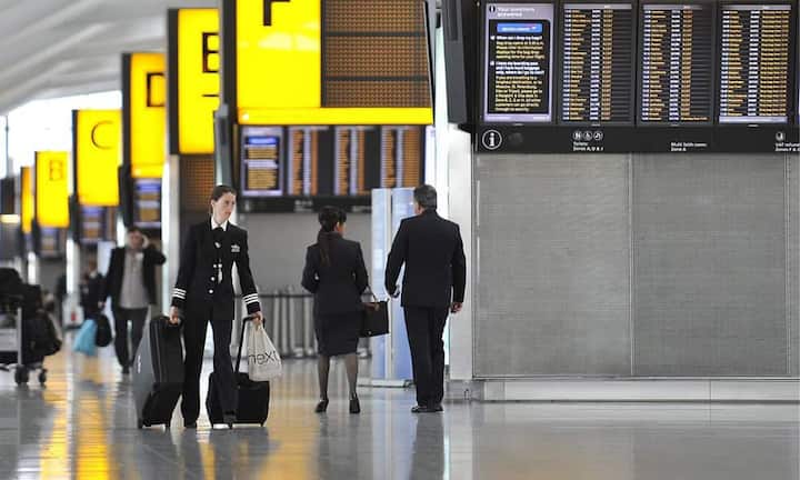 Unter den Mega-Flughäfen führend ist London: Mit über 72 Millionen Passagieren ist London-Heathrow der grösste Flughafen im Ranking der kurzen Wege. Trotz der enormen Passagierzahl kommt man in Heathrow schnell zum Ziel: In allen Terminals sind es ab Sicherheitskontrolle durchschnittlich vier bis zwölf Minuten.Keystone
