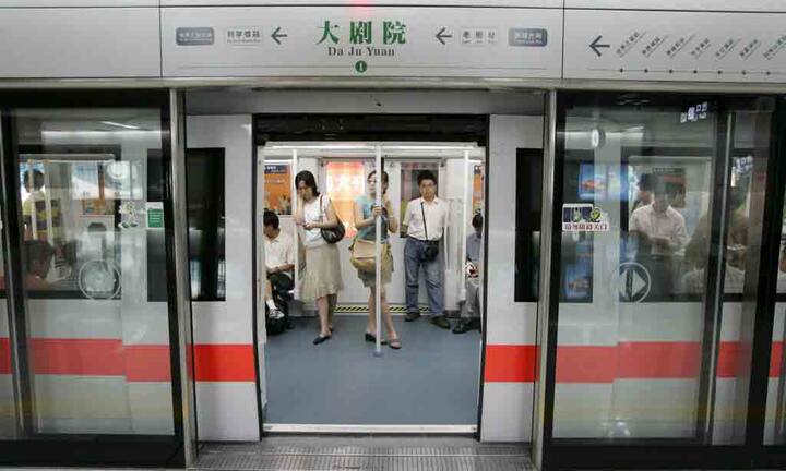 6. Guangzhou, China: Knapp die zwei Milliardengrenze knackt die Guanghzou Metro. Chinas erste städtische Untergrund-Linie ist Teil des im Jahre 1997 eröffneten Metro-Systems.