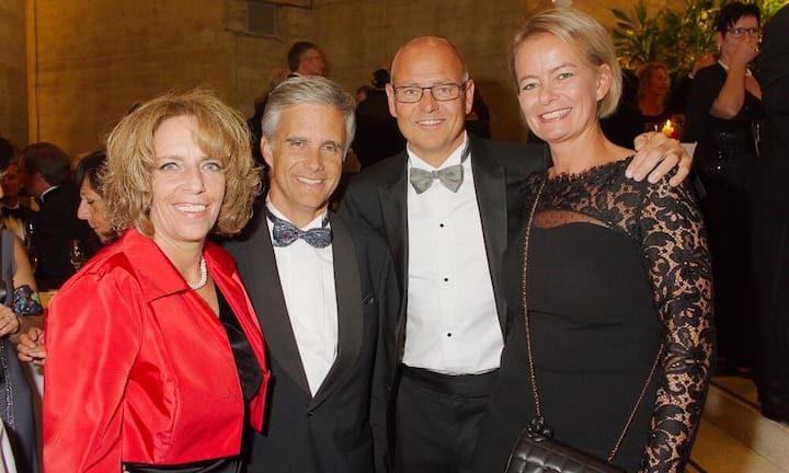 Karin Graf; Dino Graf, AMAG; Morten Hannesbo, AMAG; Lotte Hannesbo