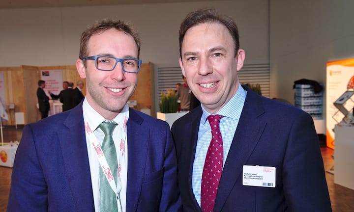 Sylvain Jaccard, Head of S-GE Western Switzerland;
Michel Patteet, Wirtschafts- und Handelsrat, Konsulat von Belgien, Zürich