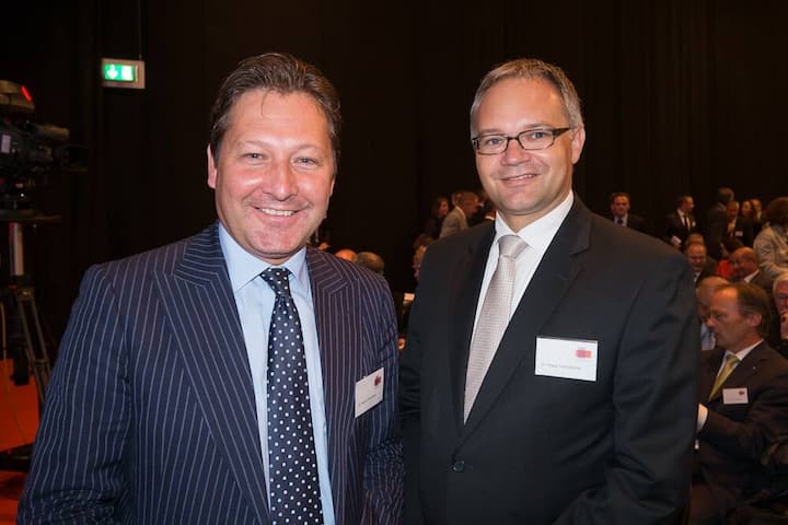 Pascal Gentinetta, Vorsitzender der Geschäftsleitung economiesuisse; Klaus Tschütscher, Regierungschef Fürstentum Liechtenstein
