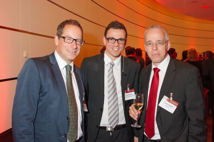 Hans-Willy Brockes, ESB Europäische Sponsoring Börse; Yannic Wachter, ESB Europäische Sponsoring Börse; Thomas Schiefer, innomark.