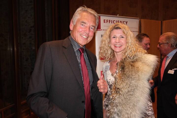 Peter Brabeck-Letmathe, VR-Präsident Nestlé S.A.; Gabriele Fisseler, Zürcher Kantonalbank, Relatinoship Manager