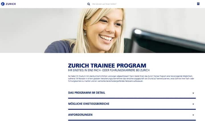 Platz 5: Zurich Insurance