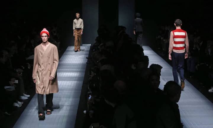 Die neue Männerkollektion von Gucci für Herbst/Winter 2015/16.