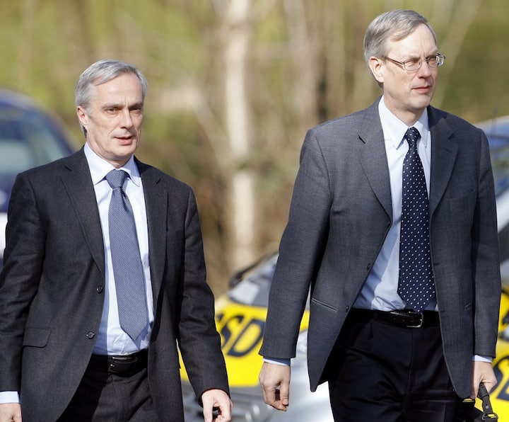 Philippe Bruggisser (r.) und Lorenz Erni