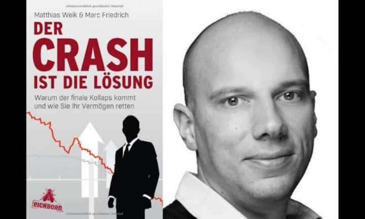 Rang 5: «Der Crash ist die Lösung» von Matthias Weik und Marc FriedrichDie Finanzstrategen liefern einen finanziellen Survival Guide mit Tipps, wie man einen Wirtschaftscrash angeblich am besten übersteht.ISBN: 978-3847905547, Umfang: 381 Seiten, Verlag: Eichborn Verlag, Preis: 28.90 Franken