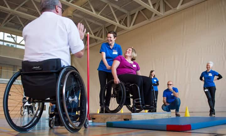 50 bis 99 Mitarbeitende:Schweizer Paraplegiker-Vereinigung, Gesundheitswesen, NottwilBilder: Keystone/ PR