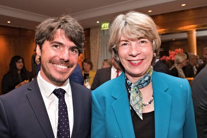 Callam Fletcher, Founder & Executive Director, Asia Leaders Series; Barbara Kux, Unternehmerin und Verwaltungsrätin