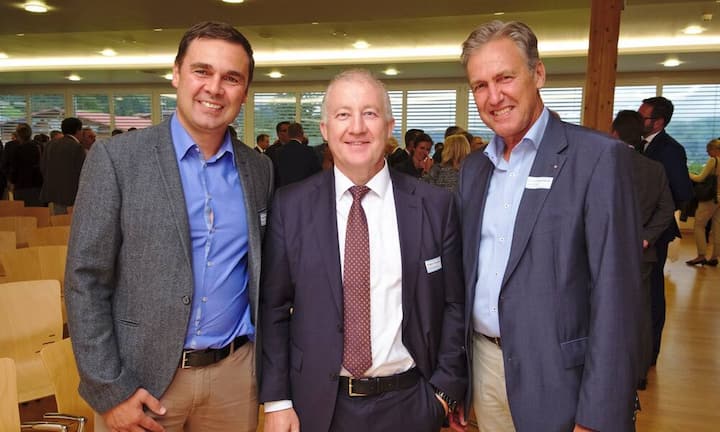 Thomas Steiner, Lantal Textiles;
Eugen Elmiger, CEO, Maxon motor ag;
Urs Rickenbacher, Lantal Textiles