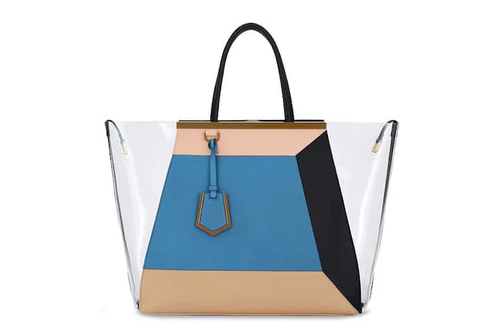 Tasche 2jours aus Leder und Plexiglas. Ca. 2400 Franken, Fendi