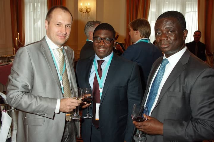 John André, Managing Director Ghana, Barry Callebaut; Edem Amegashie-Duvon, Marketing Manager, Cocoa Marketing Company; Stephen Opuni, Chief Executive, Ghana Cocoa Board.