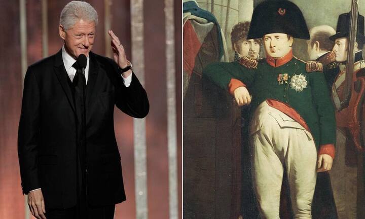 1400 CEO haben in einer Umfrage angegeben, welche Führungsfiguren sie bewundern. Platz 10 teilen sich Ex-US-Präsident Bill Clinton und der frühere Kaiser von Frankreich, Napoleon Bonaparte (1769 - 1821) (hier zu sehen auf einem Bild des Malers Sir Charles Locke Eastlake im britischen National Maritime Museum). (Bilder: Keystone)