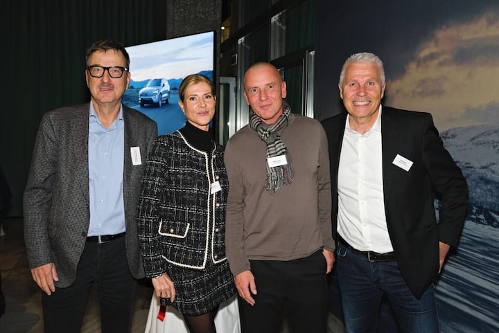 Thomas Dalla Vecchia, Procurement Partner AG; Manuela Gualeni, UBS Switzerland AG; Roland Kalmus, RCR Jets AG; Daniel Suter, BHS Aviation AG