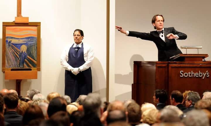 Platz 4: 2012 ersteigerte Petter Olsen das Gemälde «Der Schrei» aus dem Jahr 1895 des norwegischen Malers Edward Munch für 119,9 Millionen Dollar.