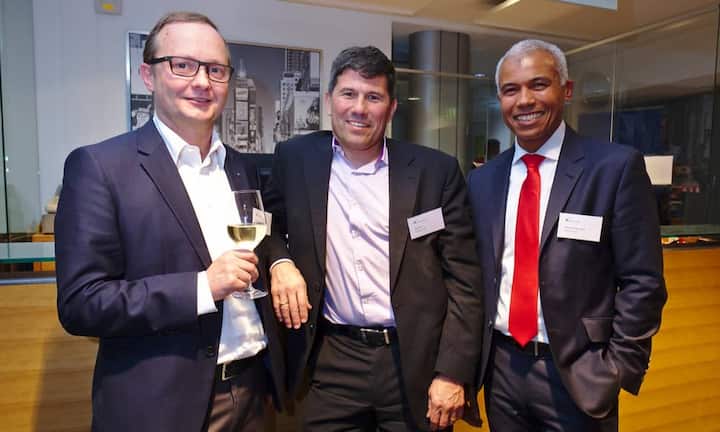 Peter Vogel, Stiegelmeyer Gruppe;
Beat Fey, skillpartners AG;
Markus Soltermann, Thatsuits GmbH