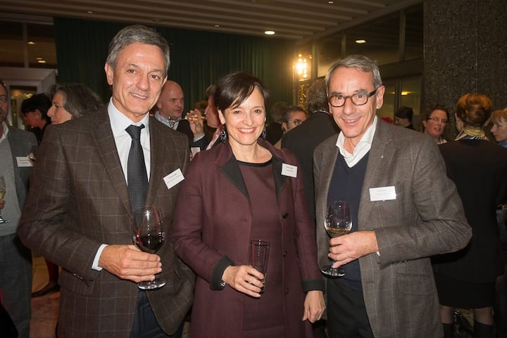Ernesto Larghi, AMAG; Ursula Fraefel, economiesuisse; Toni Fricker, Christinger Partner AG