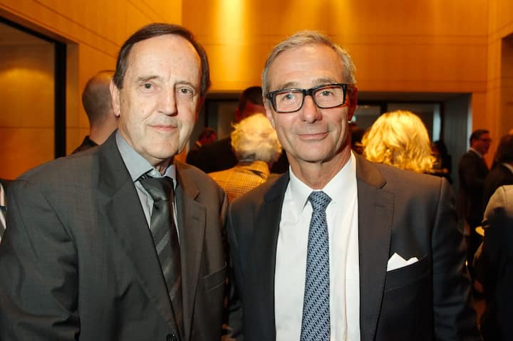 Leo Steiner, VR-Präsident, Komax Holding AG; Daniel Küng, CEO, Switzerland Global Enterprise