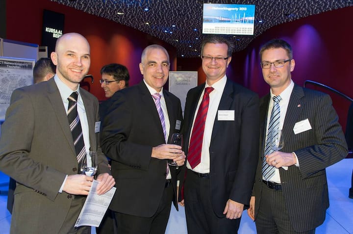 Arno Zindel, Channel Director, Canon (Schweiz) AG; Jean-Marc Hensch, CEO Swico; Markus Naegeli, CEO Canon (Schweiz) AG; Jörg Aebischer, ICT Berufsbildung Schweiz