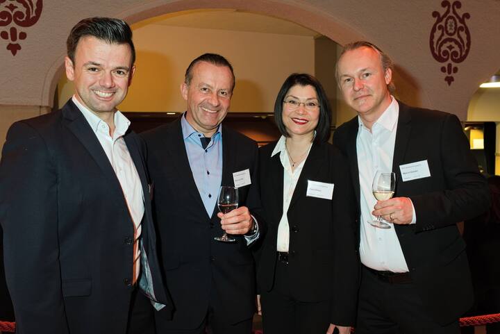 Christos Mitos, Leiter CCOE/SAP, Die Post;Reto von Arb, Crealistic;Petra Bittner, Crealistic;Marcel Zander, Crealistic