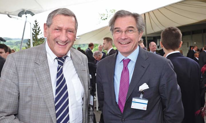 Diony Lehner, Geschäftsführer, Linz Textil GmbH;
Franz Albers, Geschäftsführer, Albers & Co.