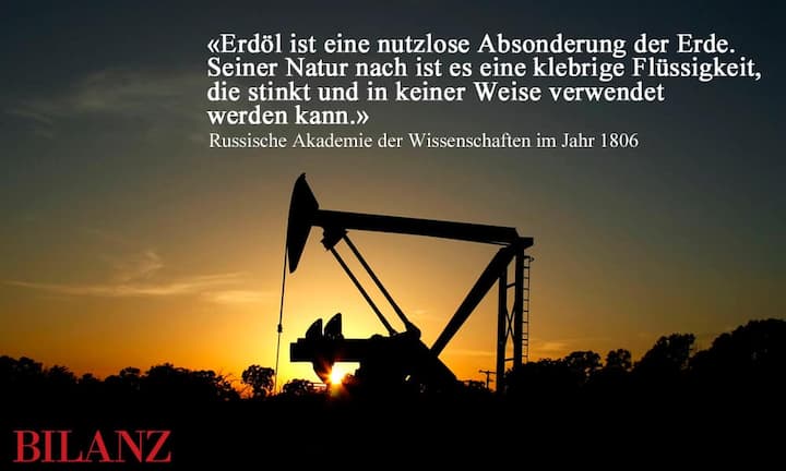 Spätestens als das aus Erdöl gewonnene Petroleum als Brennstoff für Lampen genutzt wurde, kam man darauf, dass es sich um eine wertvolle Substanz handeln könnte. Davon war aber nicht jedermann überzeugt. Optimistischer als etwa die Russische Akademie der Wissenschaften waren amerikanische Geologen und Edwin Drake, der im Jahr 1859 in Titusville, Pennsylvania eine Ölquelle ausfindig machte. Dieser Fund führte schlussendlich zum ersten Ölboom der Geschichte.  Keystone