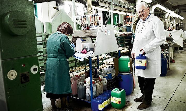 5. Lange hat Mario Prosperi nach der perfekten Farbe gesucht.