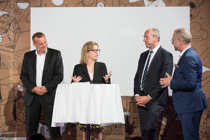 Wunschschloss 2019, im Schloss Thun, Politbeirat, Martin Landolt, Christa Markwalder, Manfred BÃ¼hler, Patrick Rohr