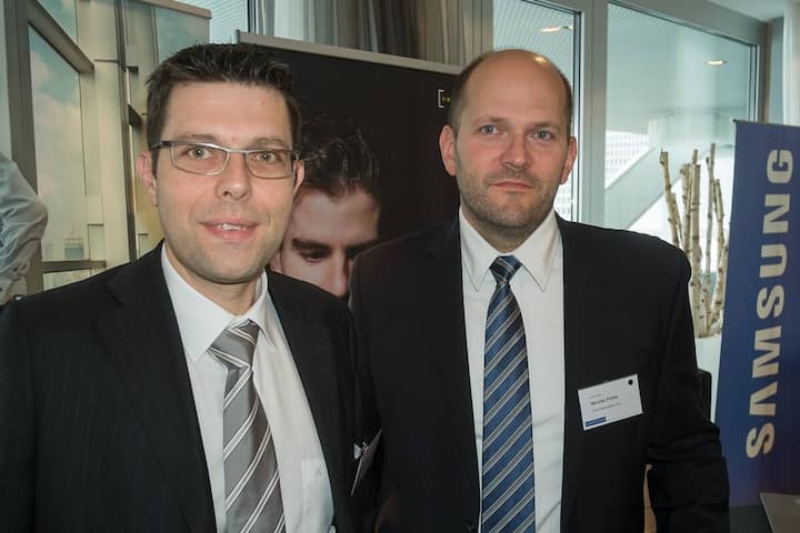 André Lüscher, Innovation Manager, Kaba Management + Consulting AG; Nicolai Finke, Head of Product Manager, Legic Identsystems AG