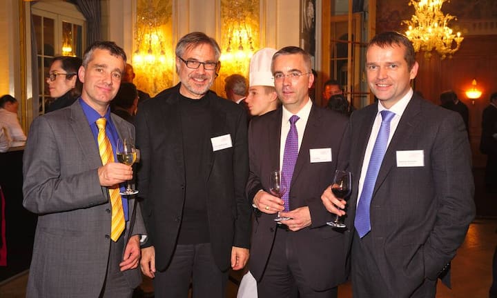 Patrick Hofer-Noser, Head of Energy Systems, Meyer Burger Technology AG;
Peter Wolfensberger, Managing Director, SwissBaltic Business Experts AG;
Tony Moré, Head of Division, SECO;
Stéphane Schneider, Präsident und Delegierter des Verwaltungsrates, Bouygues Energies & Services Schweiz